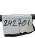 Clear plastic bag with handwritten numbers '242701' on a white background